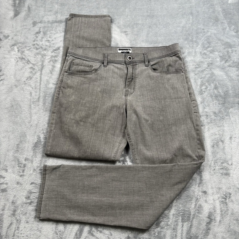 Travis Mathew Jeans Mens 34 Grey Legacy Featherweight Denim Golf Stretch 34x32